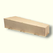 Uitvaartkist Ecologisch Bamboe Jute Touw 196x59x40cm