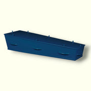 Uitvaartkist Spaanplaat Blauw RAL-Kleuren 195×55