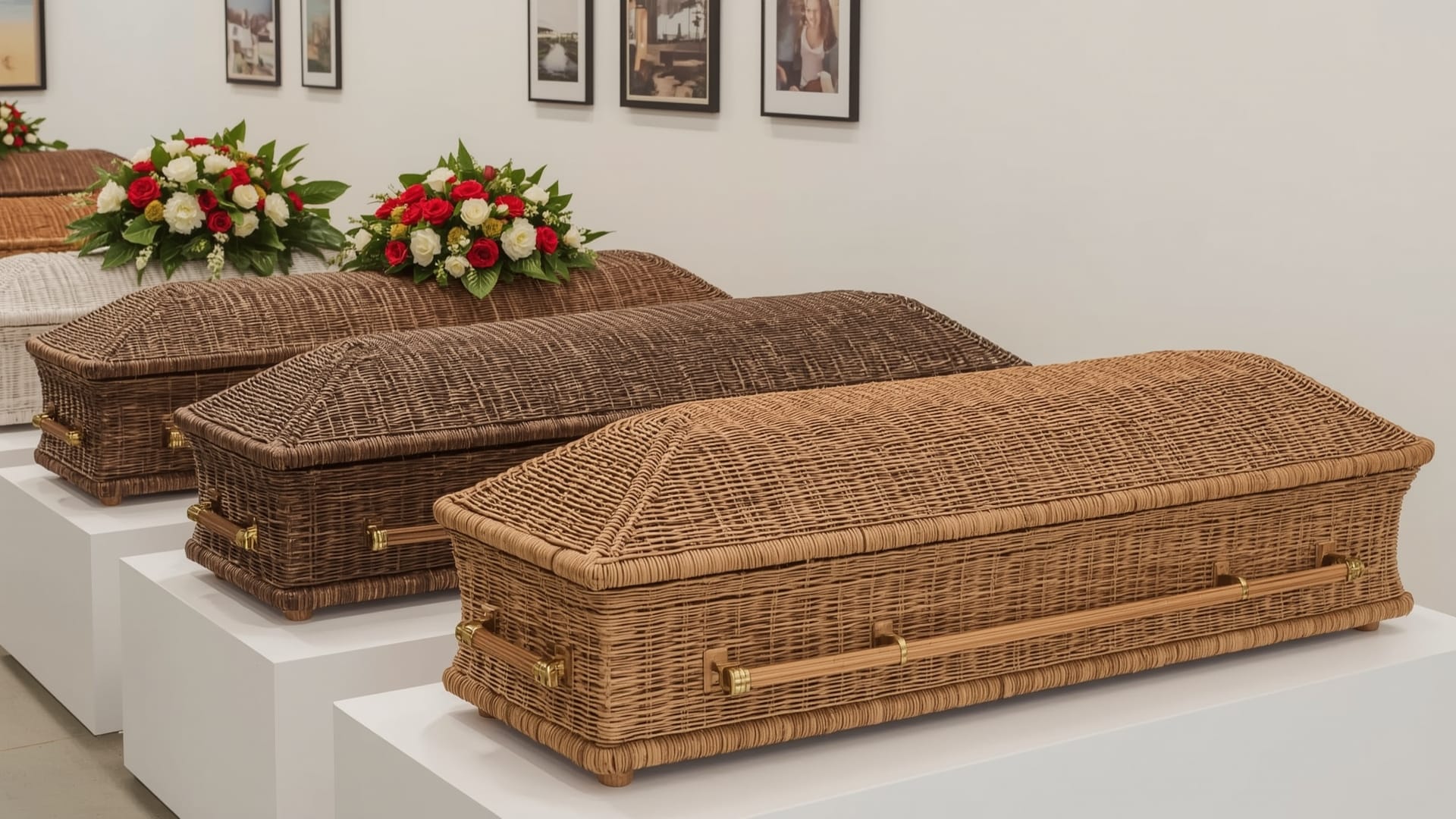 Uitvaartmanden van goede kwaliteit