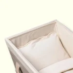 Luxe grafkist van eikenhout met katoenen binnenbekleding en standaard hoofdkussen